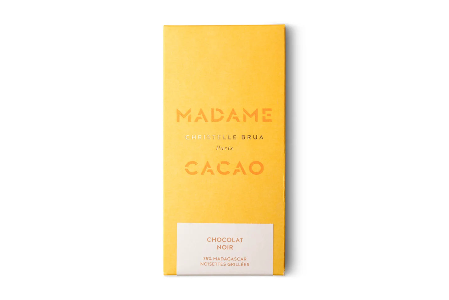 Tablette chocolat noir 75% noisettes